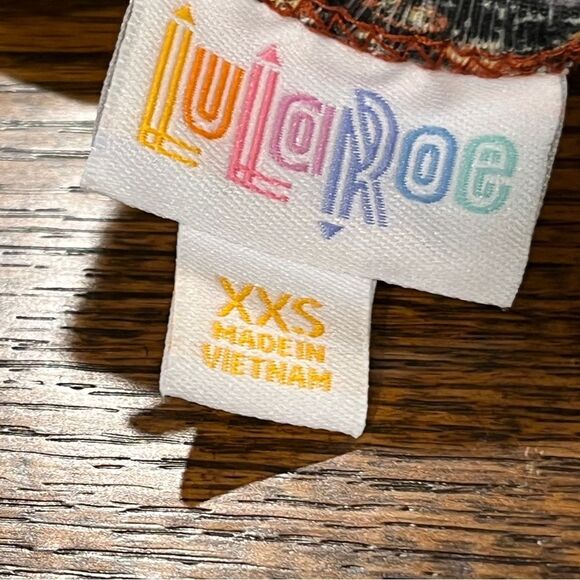 LuLaRoe Carly Floral paisley Patterned short sleeve a-line Dress size XXS - Picture 8 of 12